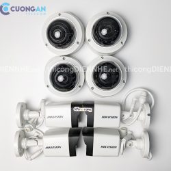 Trọn bộ Camera Hikvision chuẩn IP 8 mắt độ phân giải 2MP (Full HD)