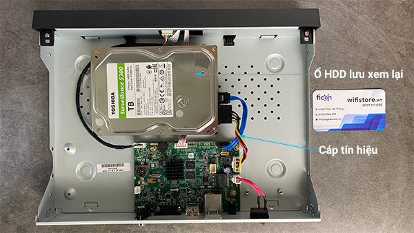 Đầu ghi camera IP 4 kênh 4MP