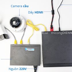 Trọn bộ Camera Hikvision chuẩn IP 2 mắt độ phân giải 2MP (Full HD)