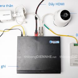 Bộ 5 CAMERA HD-TVI Hikvision phân giải 5MP, Hồng ngoại 40m