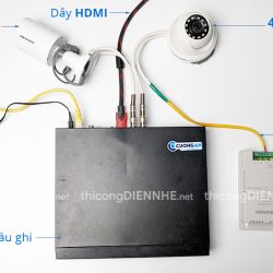 Bộ 6 CAMERA HD-TVI Hikvision phân giải 2MP, Hồng ngoại 20m