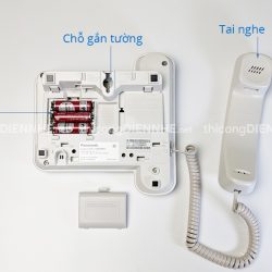 Điện thoại Analog Panasonic KX-TS580MX hiện số, loa ngoài cực to