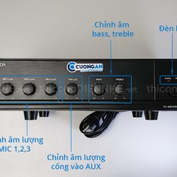 Mặt trước Amply Mixer TOA A-230 HV