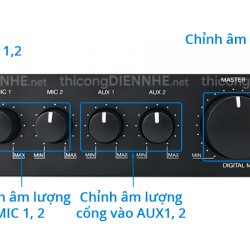 mặt trước amply