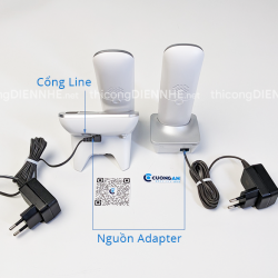 Điện thoại Analog Panasonic KX-TGC212CX hiện số, kéo dài 2 tay