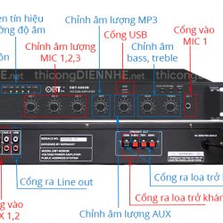 Thông số amply OBT-6060B