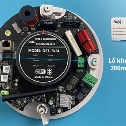 thông số mặt sau loa trần wifi OBT WF4