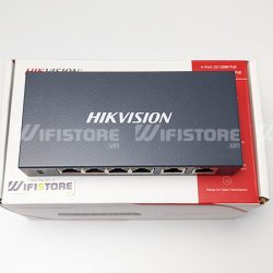 Hikvision DS-3E0106P-E/M | Switch 4 port PoE 35W, 2 uplink 10/100Mbps