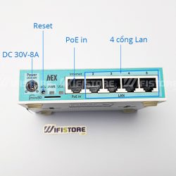 các cổng Router Mikrotik RB750Gr3