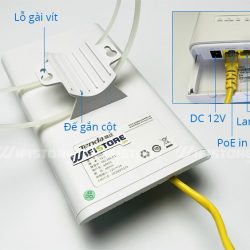 Tenda CPE-OS3 | Truyền điểm – điểm xa 5km(thực tế), Tốc độ 867Mbps