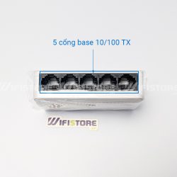 Tenda S105V10 | Switch chia mạng 5 cổng nhỏ gọn, thông minh