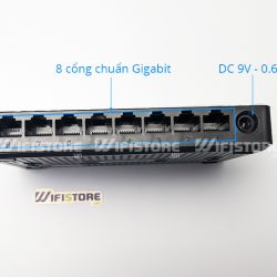 Tenda SG108 | Switch chia mạng 8 cổng chuẩn Gigabit 1000Mbps