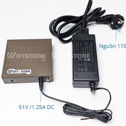 TEF1106P-4-63W | Switch 4 cổng PoE công suất 63W, 2 Lan in/out