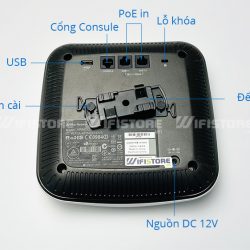 Aruba IAP225 | WiFi ốp trần 1800 Mbps, Tải 250user, PoE