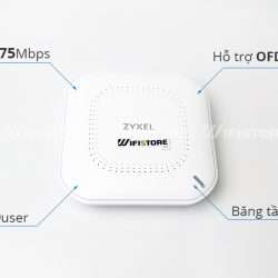 Zyxel NWA110AX WiFi gắn tường 1775Mbps, Tải 300user, 1 cổng gigabit