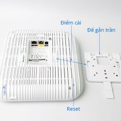 Zyxel WAX650S WiFi ốp trần 3550Mbps, Tải 1000user, Cổng PoE Giga