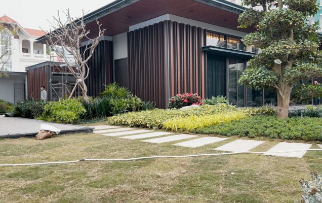 Thi công trọn gói điện nhẹ cho Biệt thự cao cấp rộng 1000m2 tại Lê Hồng Phong