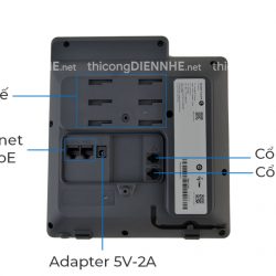 Điện thoại IP Alcatel ALE-H3G, 3 tài khoản SIP, cổng Gigabit