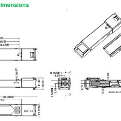 Module quang SFP-1G-MM Handar, tốc độ 1.25G 850nm 550m, chuẩn Dual LC