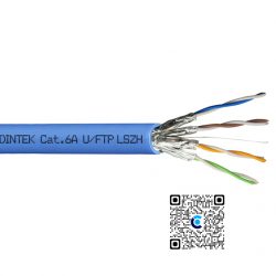 Cáp mạng Norden (England) 6A U/UTP 23 AWG 4 cặp xoắn, vỏ PVC dòng E