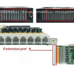 Excelltel CE8, card tổng đài mở rộng 8 máy lẻ Analog dùng cho tổng đài CP1696, TP152,...