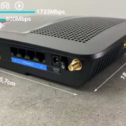 Linksys EA8100-AH Router WiFi chuẩn AC Wave2, 2600Mbps, 4 Lan Gigabit