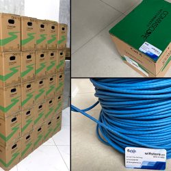 Cáp mạng chính hãng AMP Commscope CAT6 UTP (1427254-6), cuộn 305m