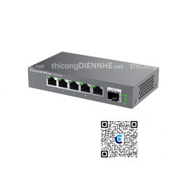 Grandstream GWN7700PM | Switch chia mạng 5 cổng 2.5 Gigabit