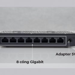 Grandstream GWN7701 | Switch chia mạng 8 cổng chuẩn Gigabit