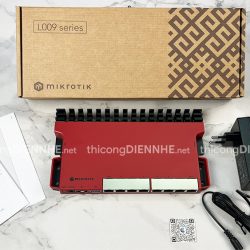 Mikrotik L009UiGS-RM Router chịu tải 200user, 8 cổng RJ45 Gb, 1 cổng SFP 1G/2.5G