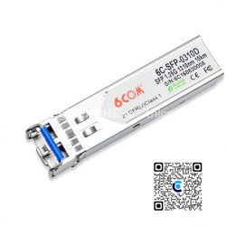 Module quang 6C-SFP-0310D, tốc độ 1.25G 1550nm 10km, hỗ trợ DDM