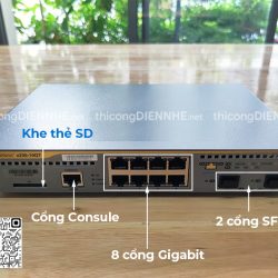Allied Telesis AT-x230-10GT-B51, Switch 8 cổng Gigabit, 2 cổng SFP