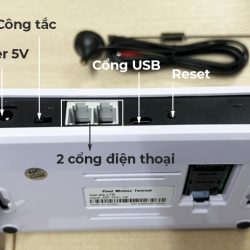 Bộ chuyển đổi sim di động GSM/ WCDMA/4G LTD sang 2 line tổng đài Analog