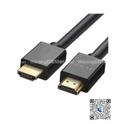 Ugreen 10109 dài 5M màu Đen Cáp tín hiệu HDMI chuẩn 1.4 hỗ trợ phân giải 4K*2K