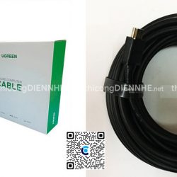 Ugreen 10110 dài 10M màu Đen Cáp tín hiệu HDMI chuẩn 1.4 hỗ trợ phân giải 4K@30Hz