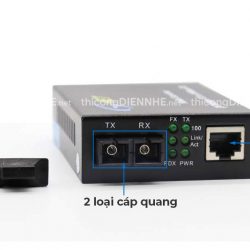 G-NET HHD-120G-20 - Bộ chuyển đổi quang điện 2 sợi (O/E)