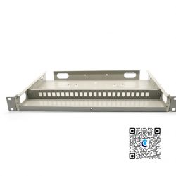 Hộp phối quang ODF 12FO gắn rack chính hãng, Dung lượng tối đa 12 sợi