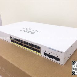 Cisco CBS220-24FP-4G-EU | Switch chia mạng 24 Port PoE Gigabit Smart, 4 Port SFP 1G