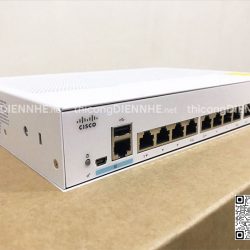 Cisco CBS350-8T-E-2G-EU | Switch chia mạng 8 Gigabit Port, 2 Gigabit Ethernet Combo Port