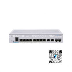 Cisco CBS350-8T-E-2G-EU | Switch chia mạng 8 Gigabit Port, 2 Gigabit Ethernet Combo Port