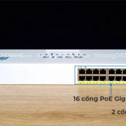 Cisco CBS220-16P-2G-EU | Switch chia mạng 16 Port PoE Gigabit Smart, 2 SFP Gigabit