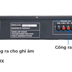 Amply Mixer OBT-6060B | Công suất 60W, Cổng kết nối USB với MP3