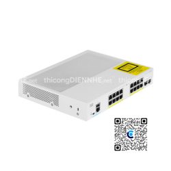 Cisco CBS350-16FP-2G-EU | Switch chia mạng 16 PoE Gigabit Port, tổng công suất 240W