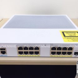 Cisco CBS350-16P-2G-EU | Switch chia mạng 16 PoE Gigabit Port, 2 cổng SFP, tổng công suất 120W