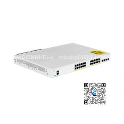 Cisco CBS350-24FP-4G-EU | Switch chia mạng 16 PoE Gigabit Port, tổng công suất 370W