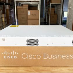 Cisco CBS350-24FP-4X-EU | Switch chia mạng 24 PoE Gigabit Port, 4 cổng SFP+ 10G, tổng công suất 370W