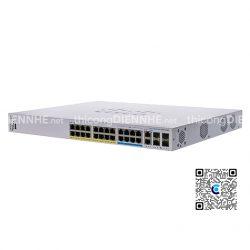 Cisco CBS350-24NGP-4X-EU | Switch chia mạng 16 x PoE 1G, 8 x PoE 5G, 2 x 10G copper/SFP+ combo, 2 cổng SFP+