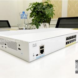 Cisco CBS350-24P-4G-EU | Switch chia mạng 16 PoE Gigabit Port, tổng công suất 195W