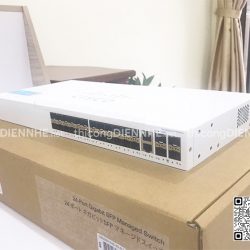 Cisco CBS350-24S-4G-EU | Switch chia mạng 24 Gigabit SFP Slots, 2 Gigabit Ethernet combo + 2 SFP