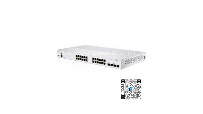 Cisco CBS350-24T-4G-EU | Switch chia mạng 24 Gigabit Port, 4 SFP Port
